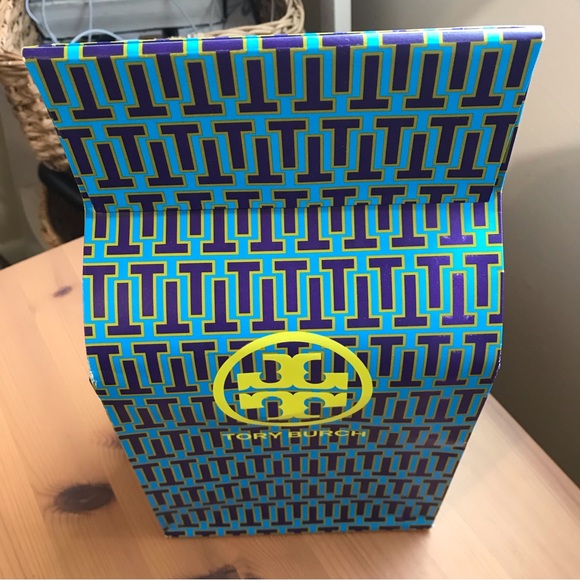 🥰 Tory Burch Perry Mini leather Crossbody Tote Meadow Mist - Picture 12 of 12